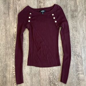 Express Wine Sweater